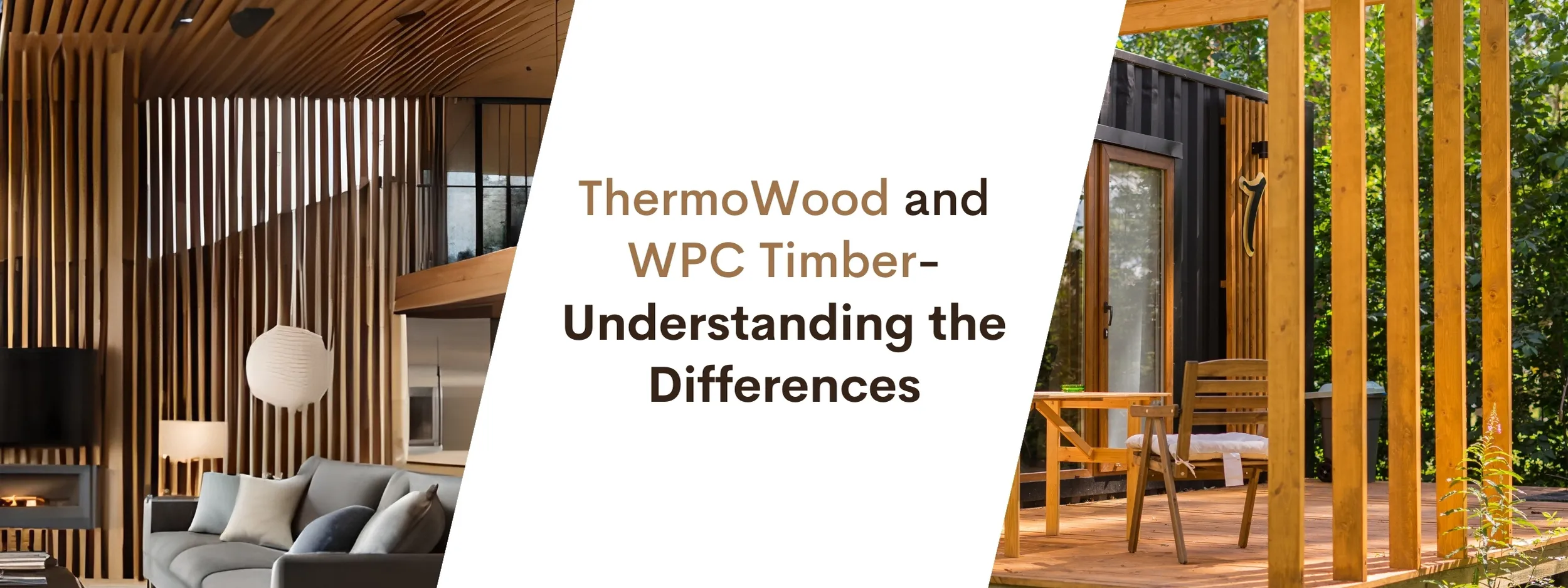 ThermoWood and WPC Timber – Understanding the Differences
